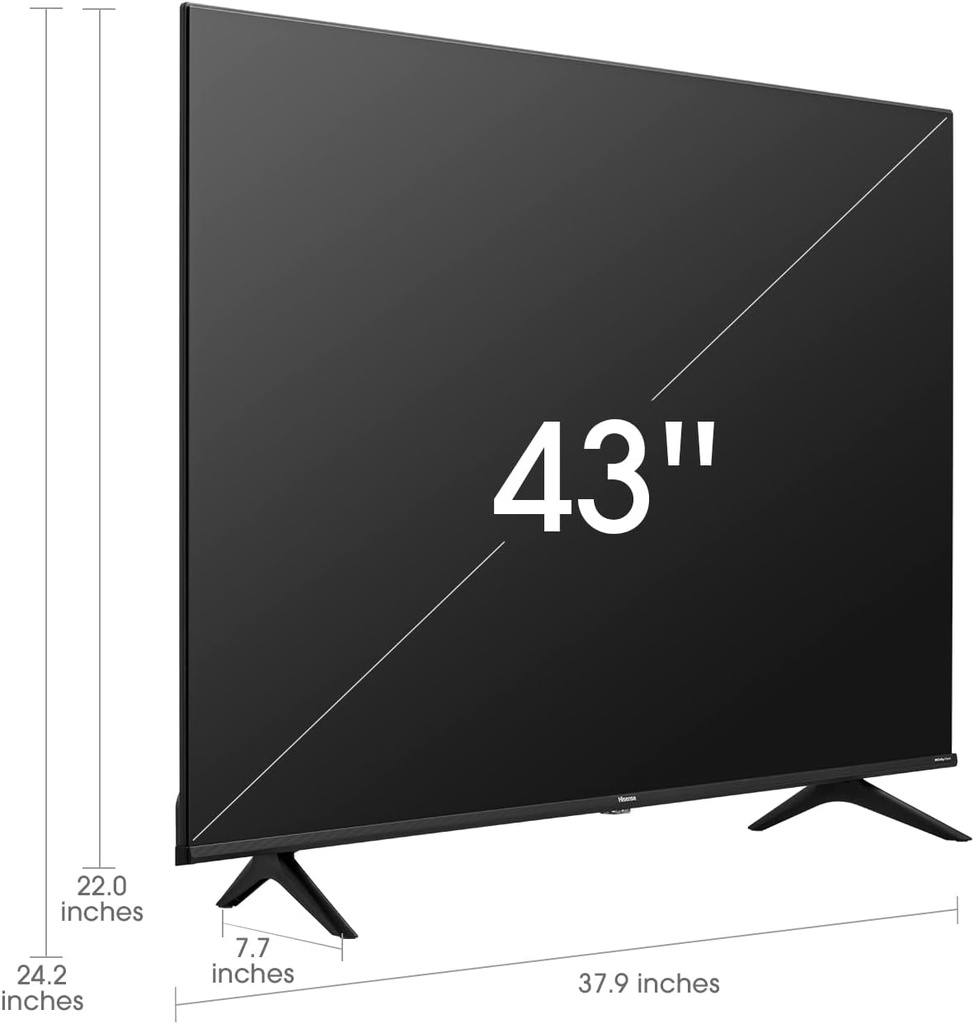 Hisense 43-Inch Class A6 Series 4K UHD